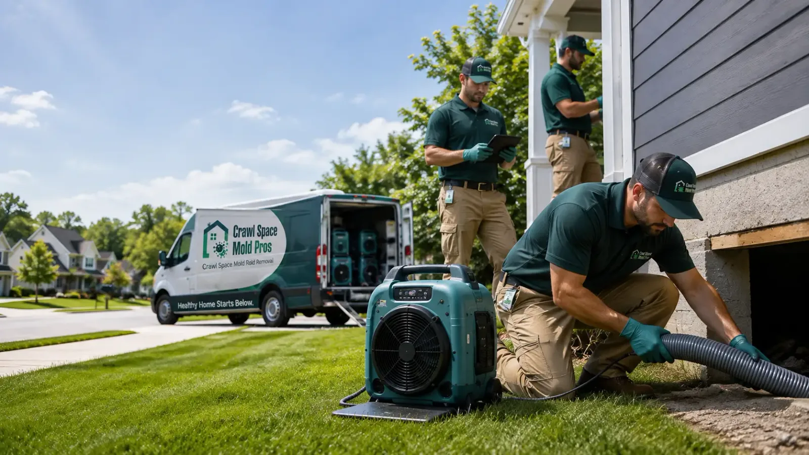 Crawl Space Mold Removal in Broken Arrow, OK